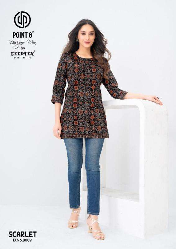Deeptex scarlet vol-8 Kurti wholesale market in Surat