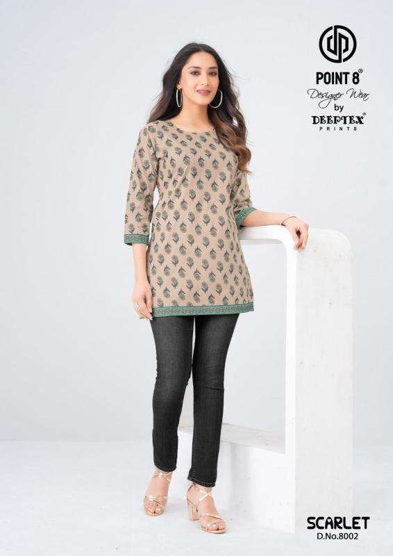 Deeptex scarlet vol-8 Kurti wholesale market in Surat