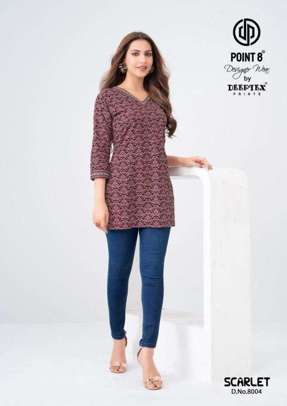 Deeptex scarlet vol-8 Kurti wholesale market in Surat