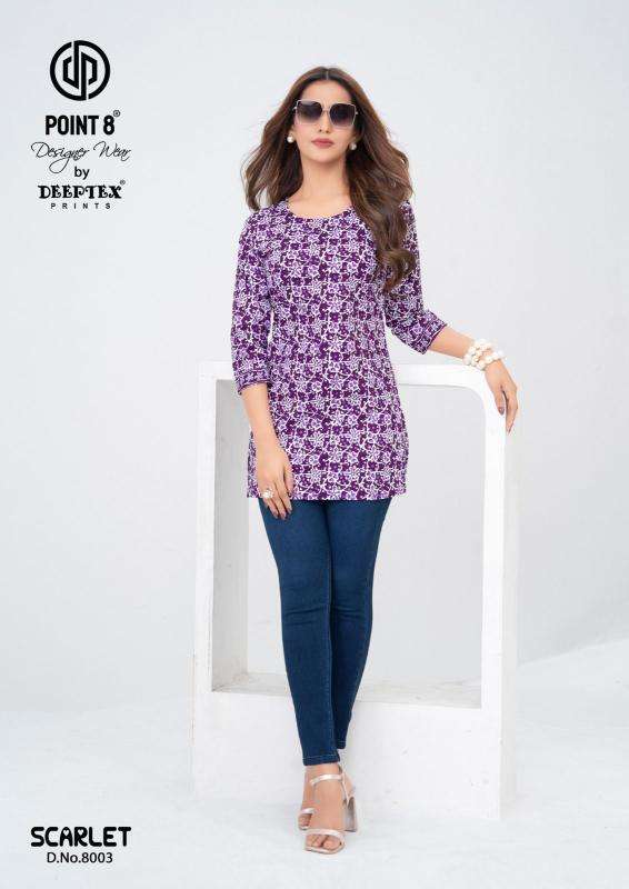 Deeptex scarlet vol-8 Kurti wholesale market in Surat
