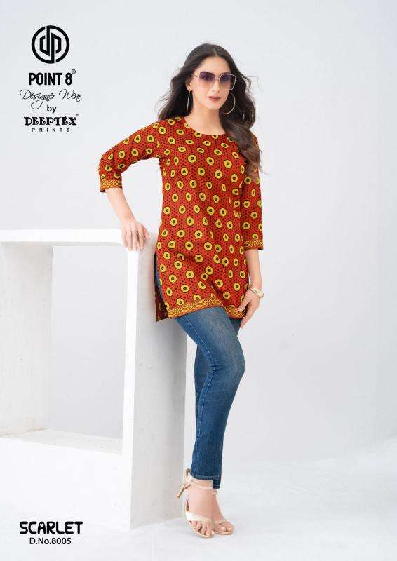 Deeptex scarlet vol-8 Kurti wholesale market in Surat