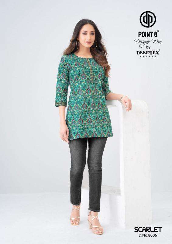 Deeptex scarlet vol-8 Kurti wholesale market in Surat