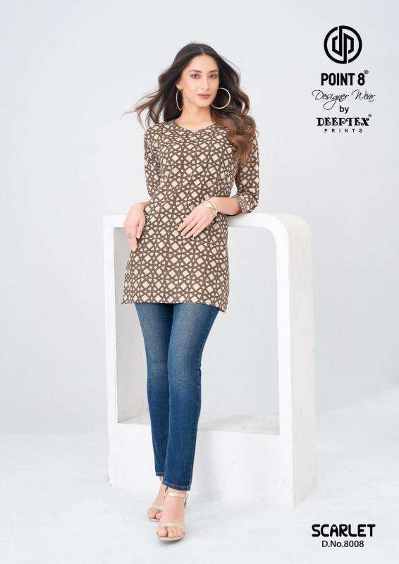 Deeptex scarlet vol-8 Kurti wholesale market in Surat