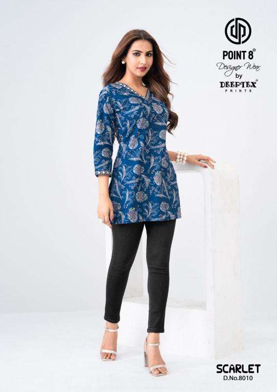 Deeptex scarlet vol-8 Kurti wholesale market in Surat