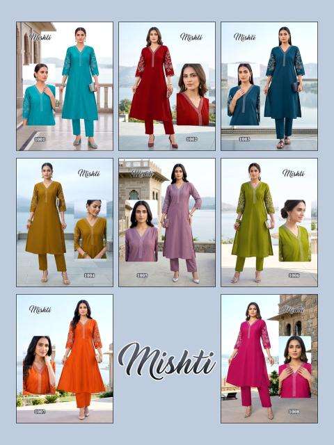 Desi kudi mishty coord set wholesale kurti market in mumbai with price near me