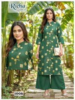 Desi kudi richa vol 3 coord set wholesale kurti market in burrabazar kolkata