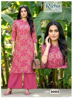 Desi kudi richa vol 3 coord set wholesale kurti market in burrabazar kolkata