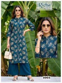 Desi kudi richa vol 3 coord set wholesale kurti market in burrabazar kolkata