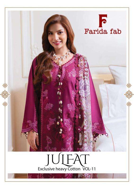 Farida fab julfat vol-11 wholesale indian salwar kameez