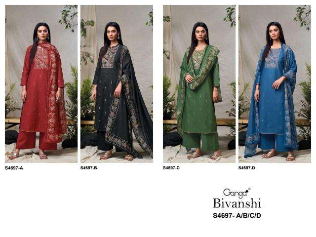 Ganga bivanshi 4697 surat dress material wholesale market address
