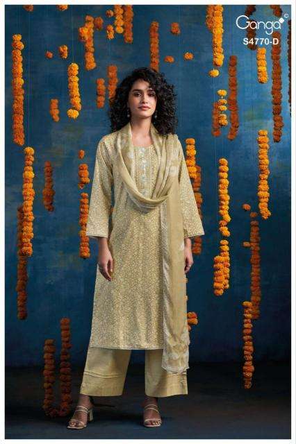 Ganga blaise 4770 wholesale dress material market in ahmedabad with price