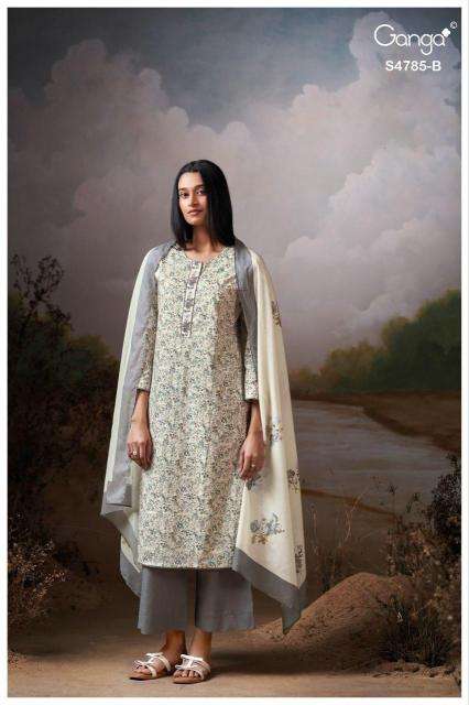 Ganga brahvii 4785 wholesale dress materials in mumbai with price