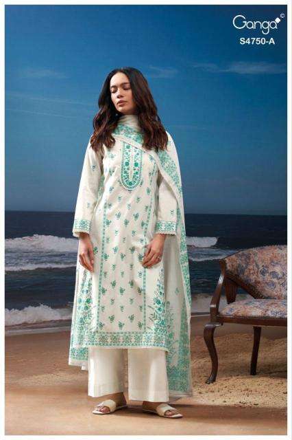 Ganga eaelith 4750 wholesale dress material market in delhi
