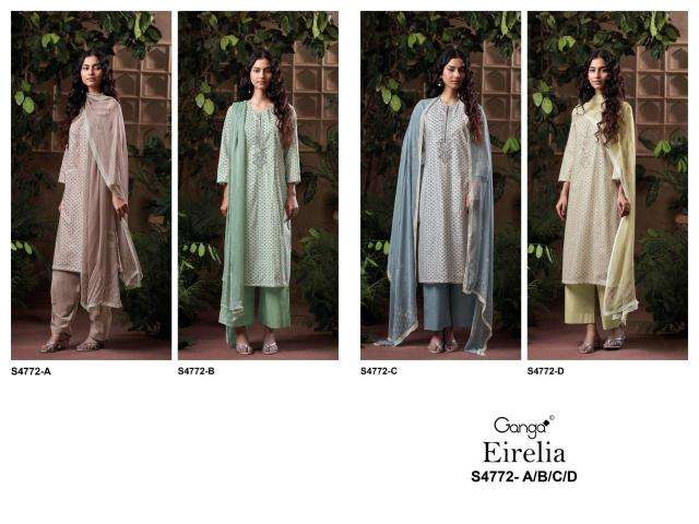 Ganga eirelia 4772 dress material market in india