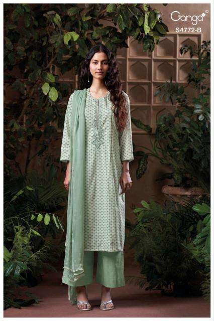Ganga eirelia 4772 dress material market in india