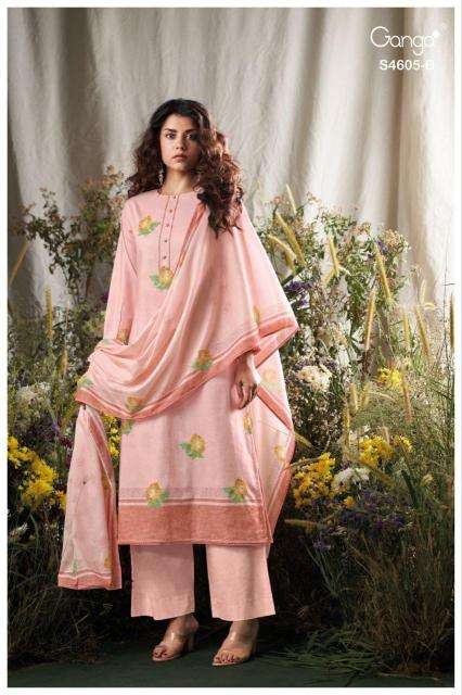 Ganga erixa 4605 wholesale dress material market in ahmedabad with price
