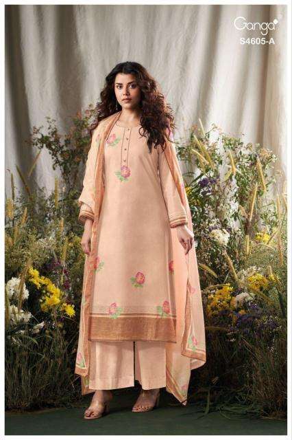 Ganga erixa 4605 wholesale dress material market in ahmedabad with price