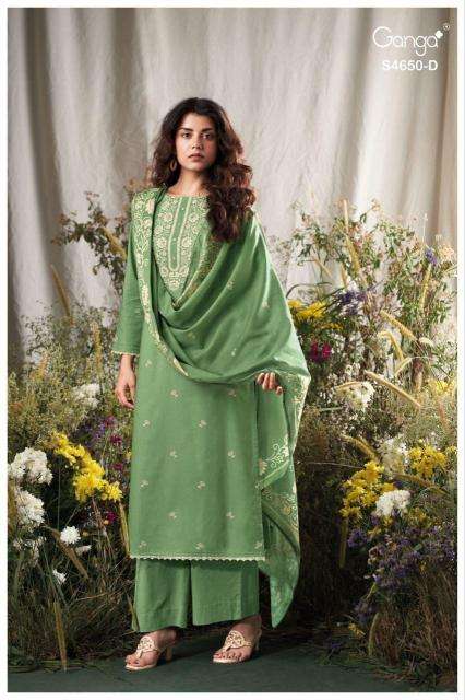 Ganga gynela 4650 wholesale market in ahmedabad for dress materials