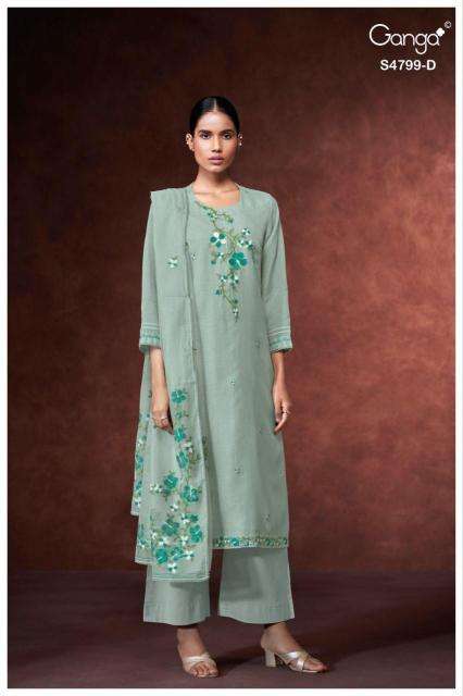 Ganga katerine 4799 wholesale dress material market in hyderabad