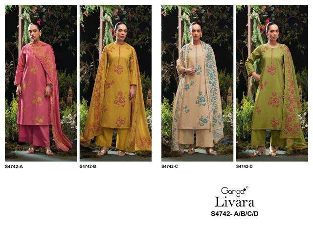 Ganga livara 4742 surat dress material wholesale market address