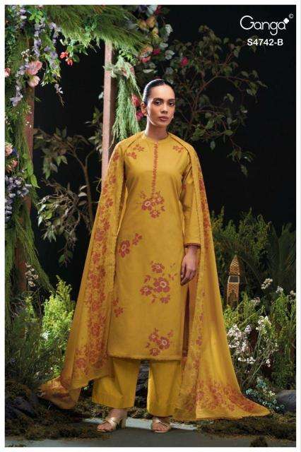 Ganga livara 4742 surat dress material wholesale market address