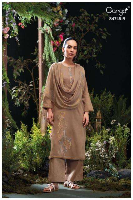 Ganga morael 4745 surat wholesale dress market address