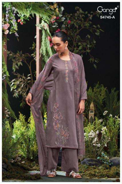 Ganga morael 4745 surat wholesale dress market address