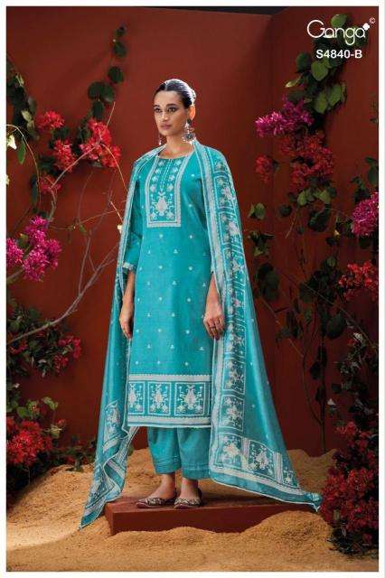 Ganga pranvya 4840 surat dress material wholesale market address