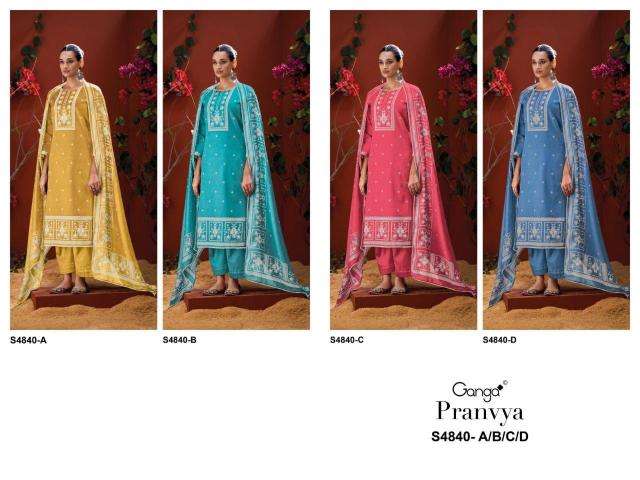 Ganga pranvya 4840 surat dress material wholesale market address