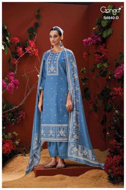 Ganga pranvya 4840 surat dress material wholesale market address