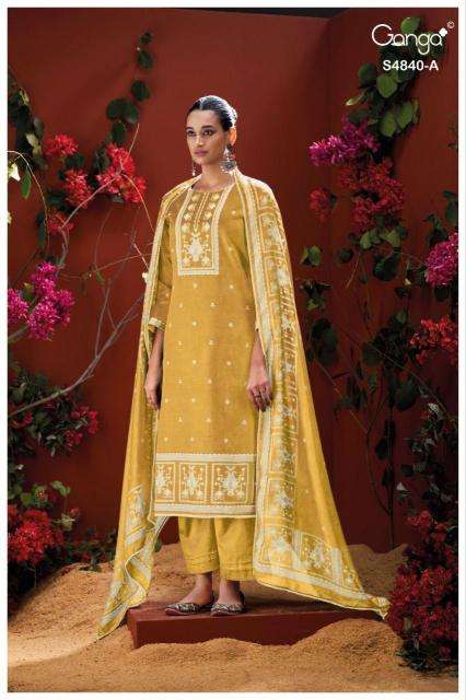 Ganga pranvya 4840 surat dress material wholesale market address