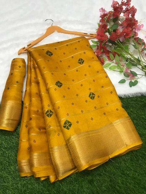 GC printed silk wholesale saree in gujarat