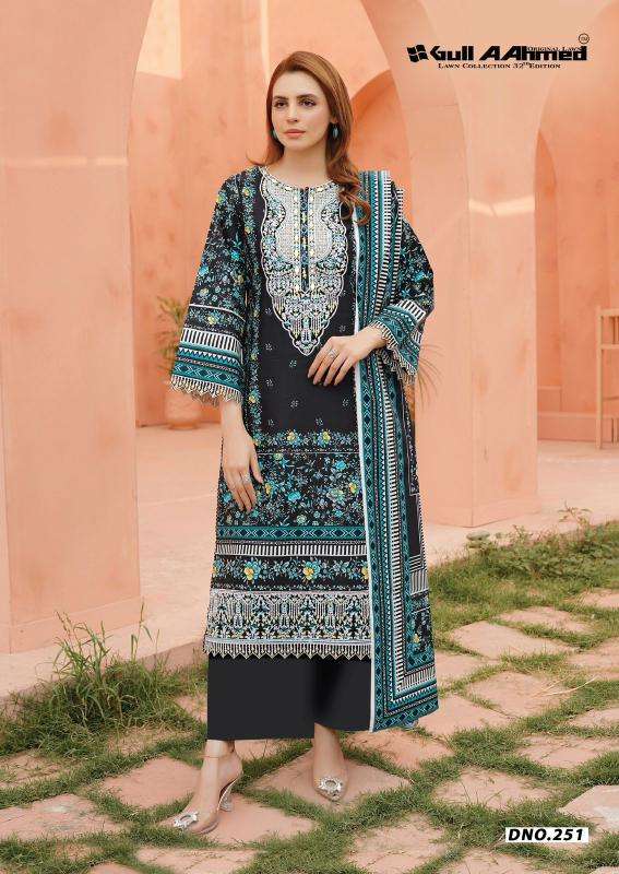 Gull aahmed lawn collection vol-32 wholesale dresses made in india