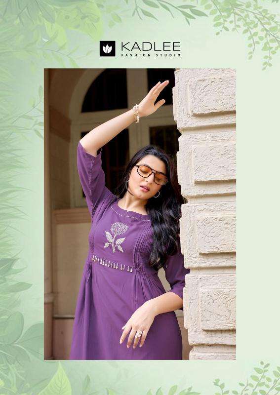 Kadlee fashion queen wholesale kurti set india