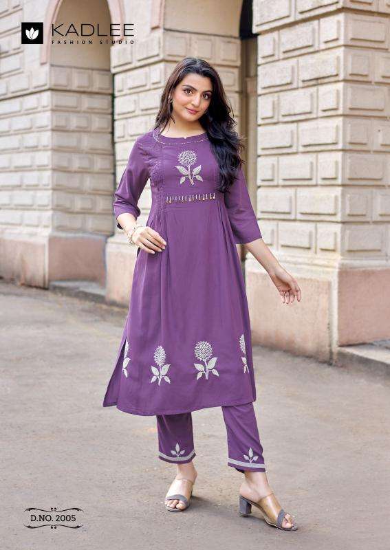 Kadlee fashion queen wholesale kurti set india