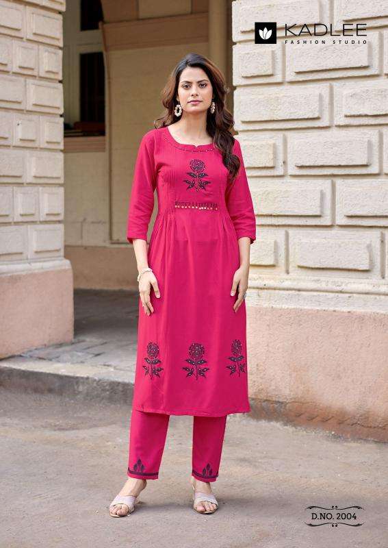 Kadlee fashion queen wholesale kurti set india