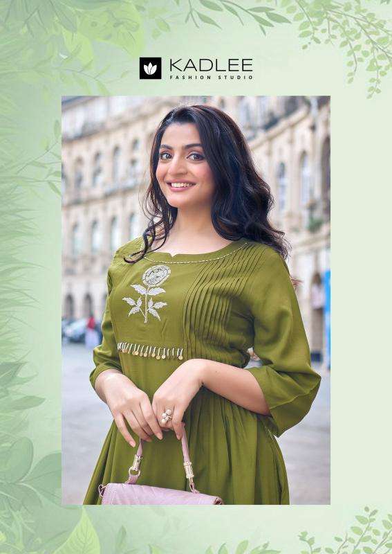 Kadlee fashion queen wholesale kurti set india