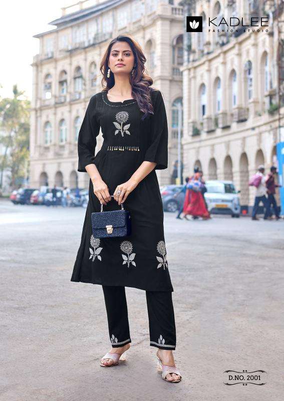 Kadlee fashion queen wholesale kurti set india