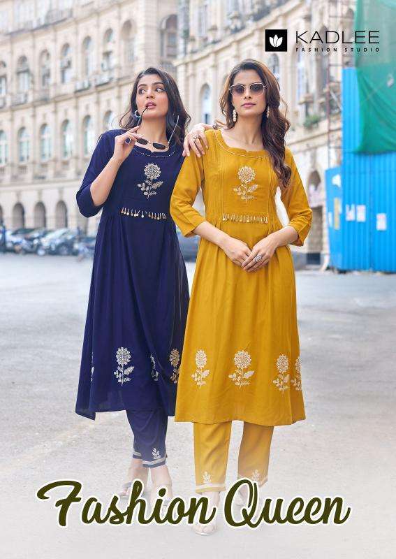 Kadlee fashion queen wholesale kurti set india