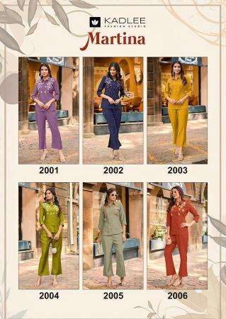 Kadlee martina coord set Latest designer kurtis in bulk
