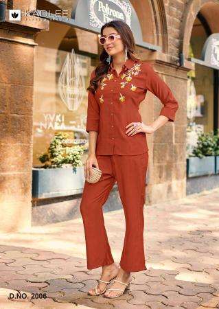 Kadlee martina coord set Latest designer kurtis in bulk