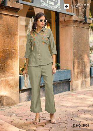 Kadlee martina coord set Latest designer kurtis in bulk