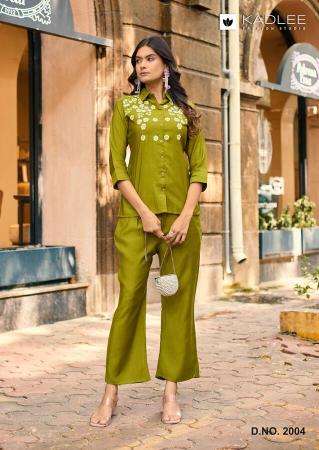 Kadlee martina coord set Latest designer kurtis in bulk