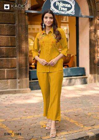 Kadlee martina coord set Latest designer kurtis in bulk