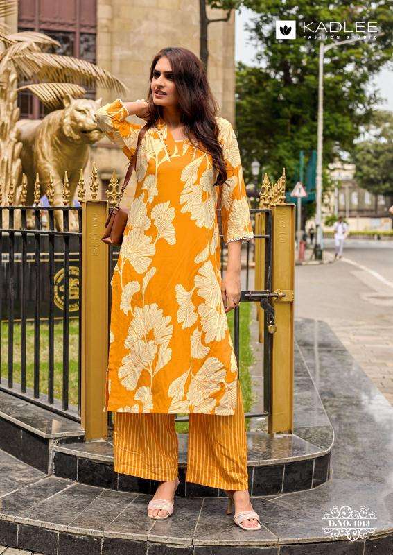 Kadlee rangoli vol 3 coord set wholesale kurti market in ahmedabad with price