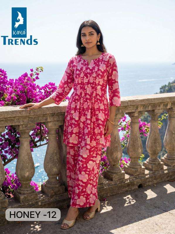 Kaya honey coord set wholesale kurti market near me