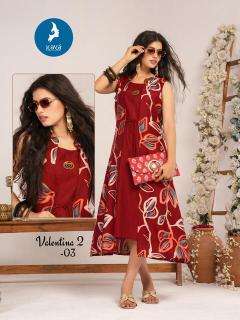 Kaya valentina 2 wholesale kurti set india