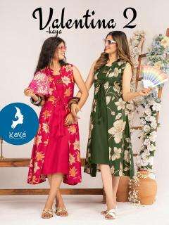 Kaya valentina 2 wholesale kurti set india