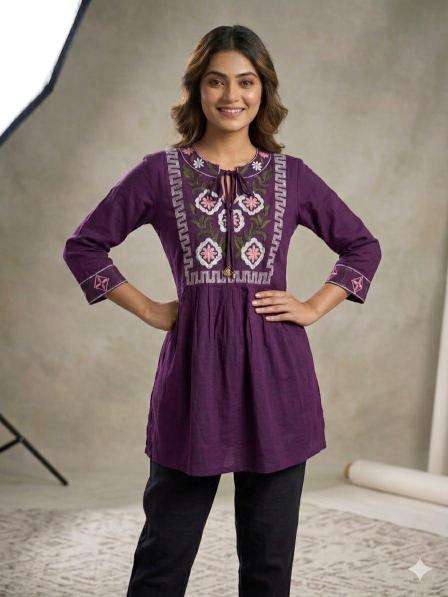 Krunique short top cotton kurti wholesale market in pune
