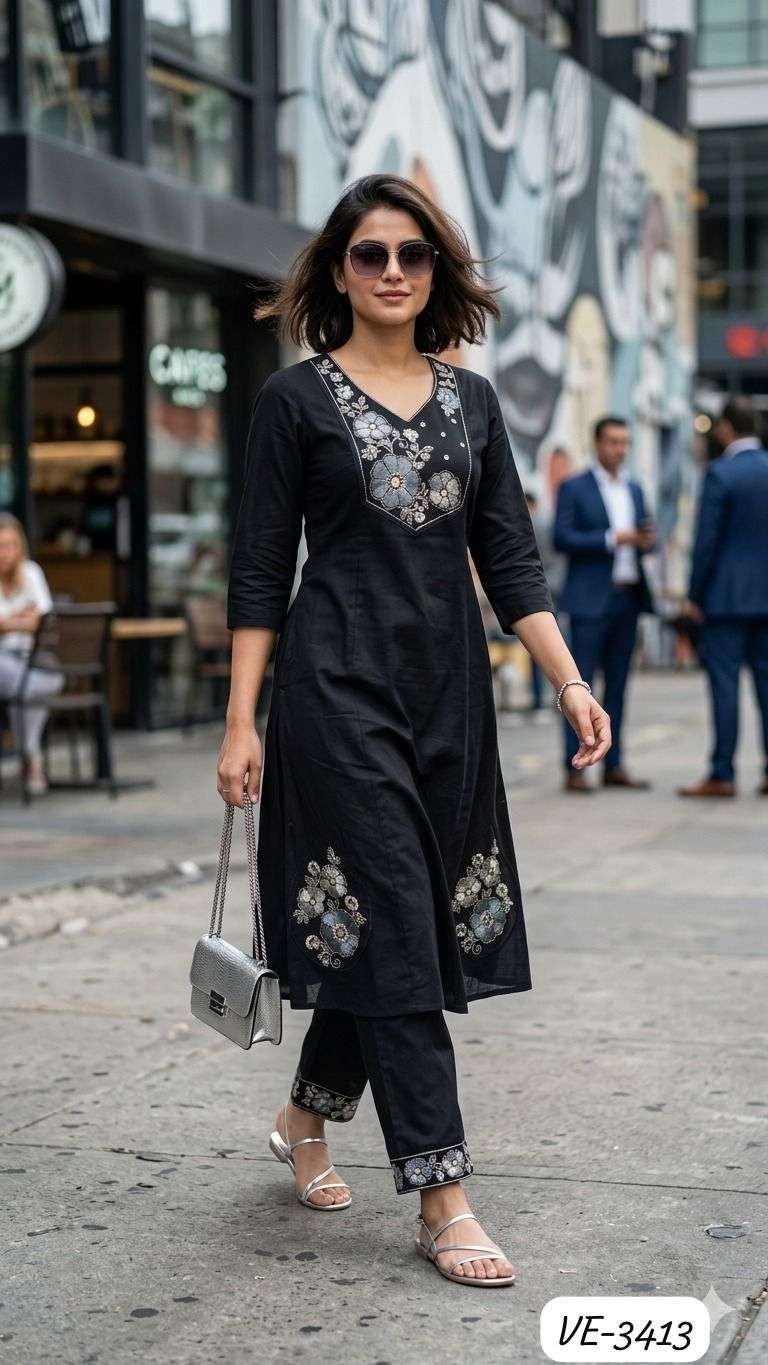 Ladies Flavour 3411 To 3413 Designer kurtis in Surat